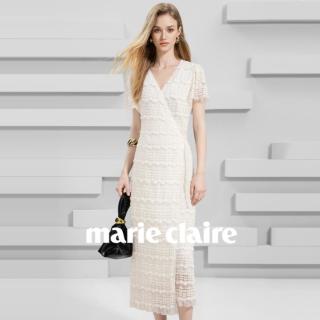 Marie Claire 蕾丝钩花 女士连衣裙