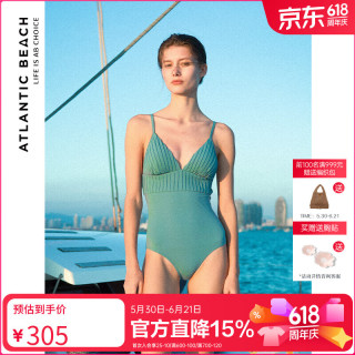 2025新款爆款温泉泳衣女夏防晒保守遮肚显瘦时尚连体泳装高级感