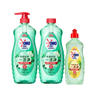 奥妙 酵素洗洁精 餐具清洁剂 1kg*1瓶+1kg*1瓶+1kg*1瓶 橙花小青柑香/白桃洋甘菊香/白茶柠檬草香
