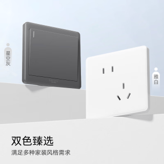 德力西 CD815系列 10A斜五孔插座 QSE86ZS/3
