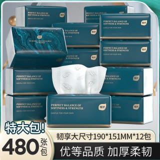 植护 韧享03系列 抽纸 120抽12包(原生木桨)