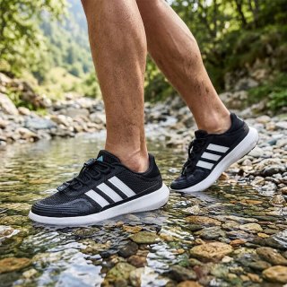 adidas 男鞋溯溪鞋 26夏季新款ROAMBOAT透气轻便运动鞋清凉时尚户外鞋