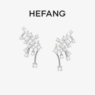 HEFANG 小星云耳环 轻奢时尚日常 生日礼物银饰