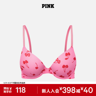 维密 维密PINK光面无痕3/4罩杯文胸 1690/2804/2805  5NPK梦幻粉-微聚拢 11201690 70D （32D）