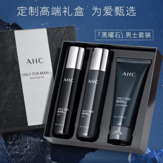 AHC 男士平衡舒缓清爽护肤套装 水120ml+乳120ml+洗面奶140ml
