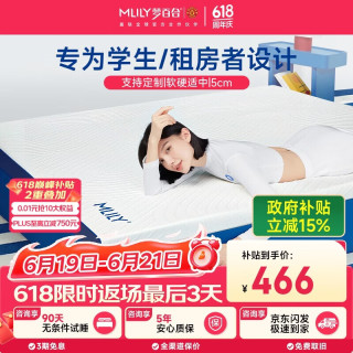 MLILY 快充薄垫 记忆棉床垫