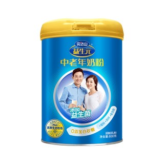 完达山 益生元中老年牛奶粉 800g 1罐