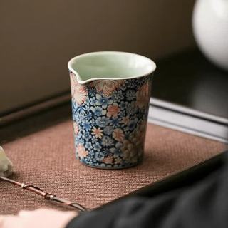 棠门 汝窑万花珐琅彩公道杯