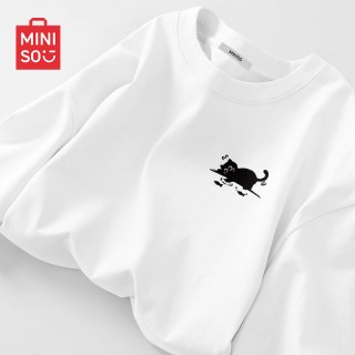 名创优品 男士长袖T恤 MINISOXWJ1356