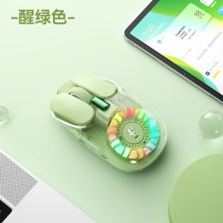 航世 BOW航世 透明鼠标无线蓝牙静音女生办公中小手电脑通用可爱