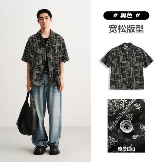 太平鸟 男士时尚舒适外穿式衬衫 B2CJF222L