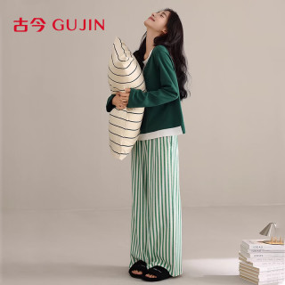 古今 女士纯棉睡衣家居服套装