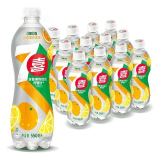 百亿补贴：百事 可乐七喜小柑橘无糖柠檬味碳酸饮料550ml*24瓶