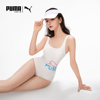 PUMA 女款连体竞速泳衣 泳衣*1