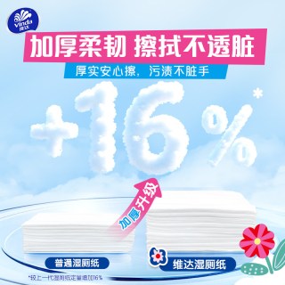 移动端、百亿补贴：维达 清洁 湿厕纸  正常规格