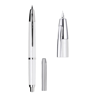 PILOT百乐 Capless按压式钢笔 FCT-1500 钢琴白 F尖