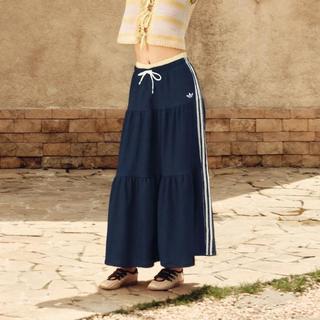 adidas 阿迪达斯 撞色休闲运动半身裙
