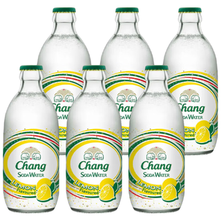Chang/象牌 泰国无糖弱碱性苏打水 柠檬味 325ml*6瓶