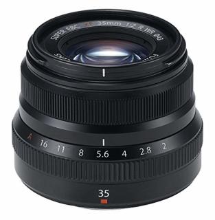 Fujifilm 富士 XF35mmF2 R WR 标准镜头 兼容X卡口 相机配件 自动快速内对焦 Nano-GI镀膜 防尘防水 黑色