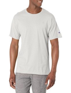 Champion 时尚T恤 圆领 短袖 经典版型 Oxford Gray 尺码XX-Large