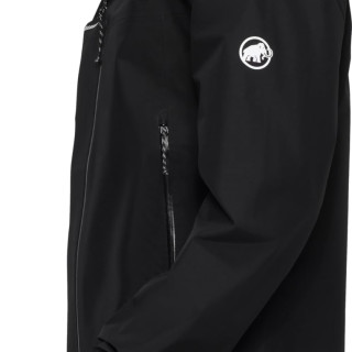MAMMUT Crater Light Hs 男式连帽夹克, 黑色