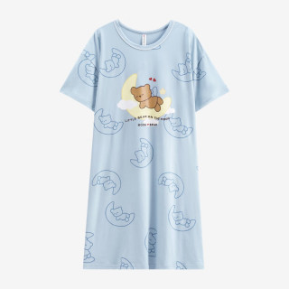 芬腾 睡裙夏季薄款短袖纯棉家居服 多款可选!
