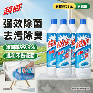 超威 除菌洁厕灵 马桶清洁剂 900g*4瓶
