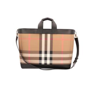 BURBERRY 女士大号时尚经典百搭通勤斜跨单肩包托特包
