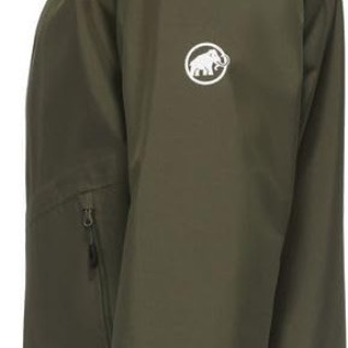 MAMMUT 男式 Alto Light Hs 连帽男式硬壳夹克Dark Marsh S码