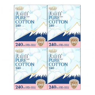 今日必买：淘淘氧棉 天山白消毒级卫生巾组合 任选6件 420mm 4片*1包