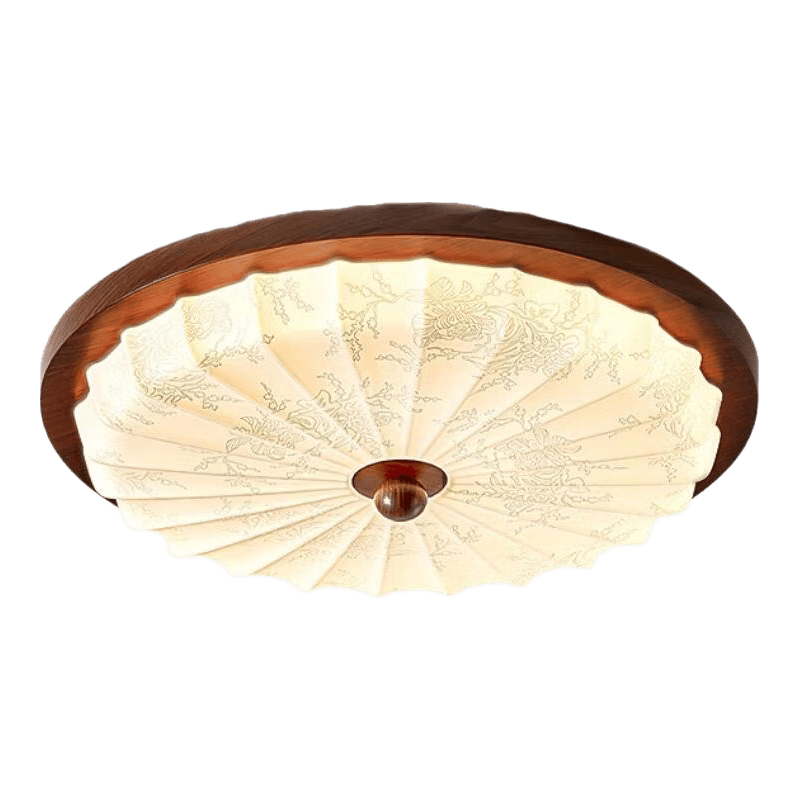 ARROW箭牌 中古风吸顶灯 Ra97高显指 胡桃木色 52cm 64W