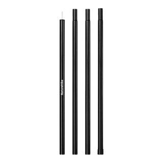 Naturehike挪客 屋脊13版全自动速开帐篷 钛黑胶防晒 两室两厅双层+两根1.9米天幕杆
