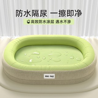 风城玫瑰 新式防水狗窝耐撕咬狗垫子四季通用可拆洗中型小型犬狗床夏季睡垫