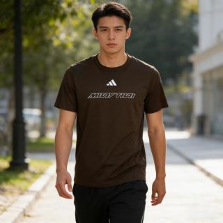 adidas 男款运动T恤