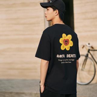 安踏 运动T恤男女同款夏季透气宽松圆领百搭针织情侣棉质学生运动上衣