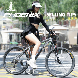 PHOENIX HA735 山地自行车 铝合金升级油碟刹学生变速单车