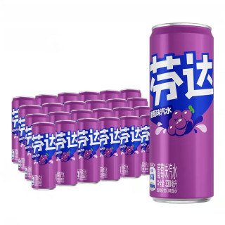 可口可乐 芬达碳酸饮料 330ml*24罐