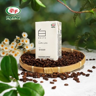 牵手 拿铁常温即饮咖啡250ml*6盒下午茶咖啡提神饮料