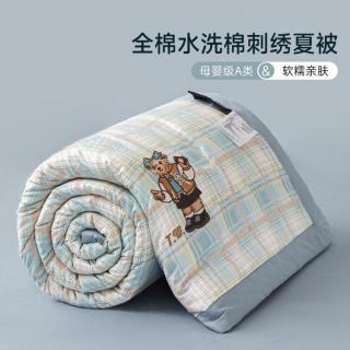 TEENIE WEENIE 小熊26年新款A类全棉空调被子夏凉被纯棉可机洗水洗夏被薄被子