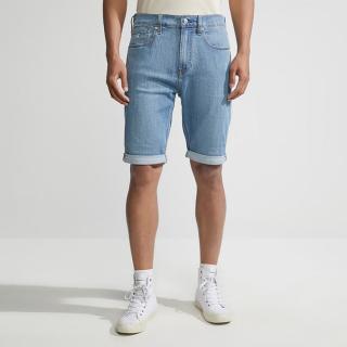 卡尔文·克莱恩 Jeans 男士简约贴片休闲时髦卷边脚口牛仔短裤 J323095