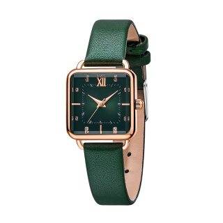 SURVAN WatchDesigner 女士方形手表 日本石英