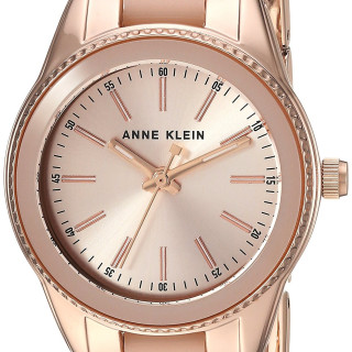 ANNE KLEIN 游泳 手表 女士 日本石英 时针 AK3212LPRG