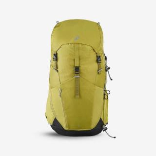 迪卡侬 双肩背包MH500户外旅行登山徒步背负系统大容量38L-5324239 淡黄绿
