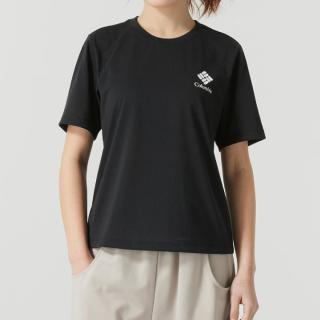 限尺码：Columbia 短袖女款上衣休闲透气运动服跑步健身训练半袖户外圆领运动T恤女