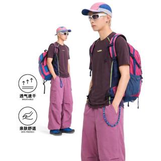 乐途 青少年户外登山健身训练跑步透气运动t恤短袖速干衣男女同款上衣