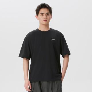 Columbia 夏季款圆领短袖男装上衣休闲舒适透气跑步健身训练户外运动T恤