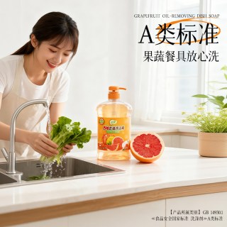 蓝漂 柠檬洗洁精 家用实惠装 750ml*1瓶