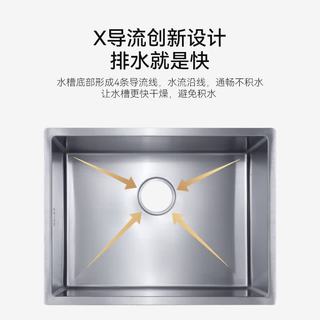 科勒 97830 304不锈钢加厚手工槽 610*465mm 厨房水槽
