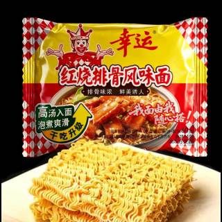 幸运 方便面 红烧排骨面 60g*30包