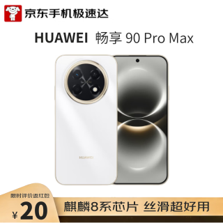 华为 畅享 90 Pro Max 256GB 雪域白 8500mAh巨鲸大电池 鸿蒙AI 流畅丝滑 直屏手机